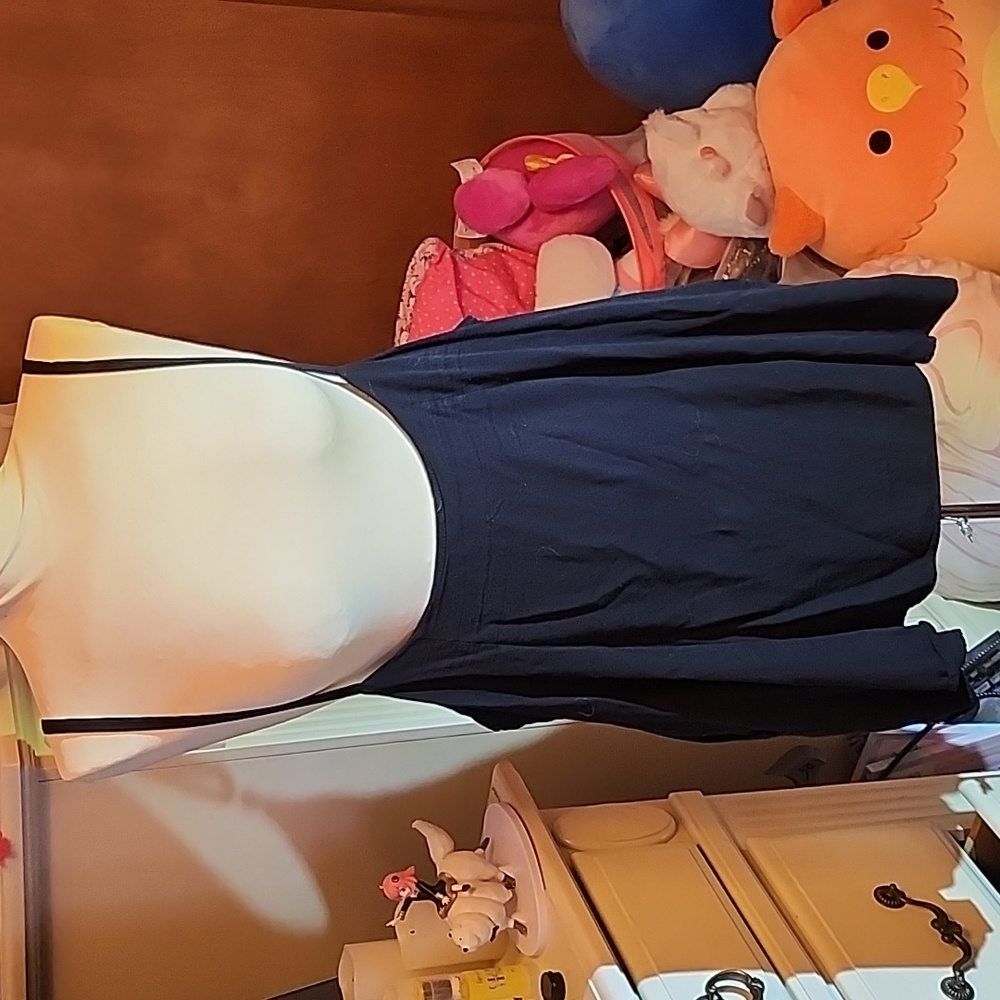 Gently used suspender skirt